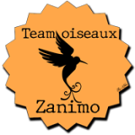 badge team zanimo oiseaux oranger