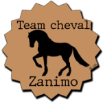 badge team zanimo cheval taupe