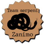 badge team zanimo serpent taupe