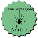 badge team zanimo araignee vert