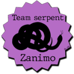 badge team zanimo serpent violet